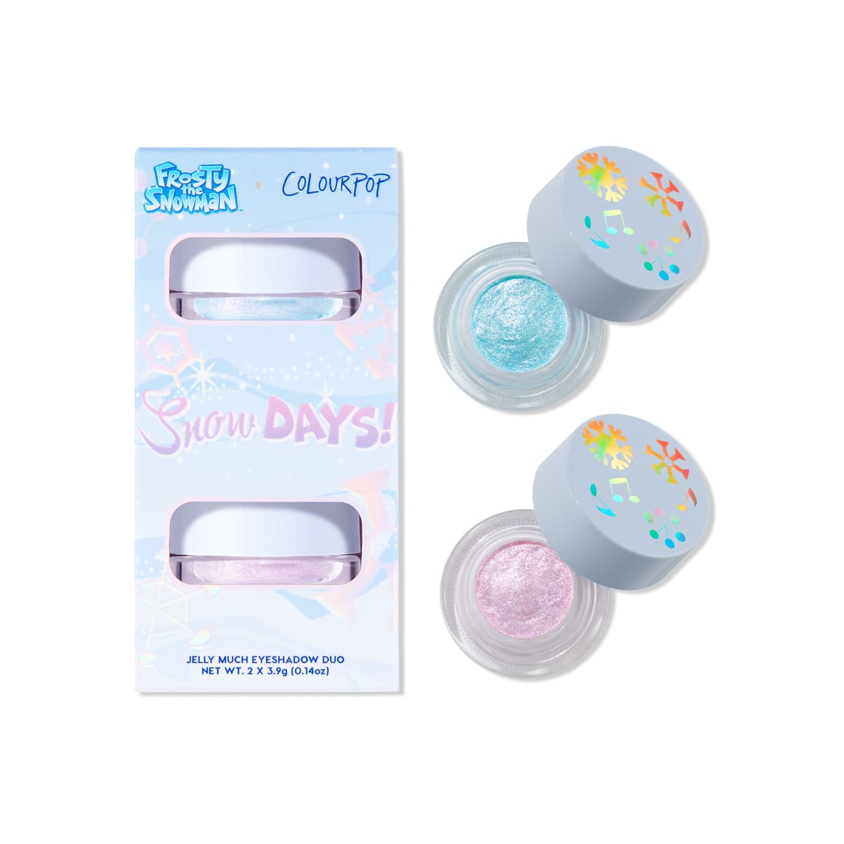 Frosty the Snowman x ColourPop Snow Days! Jelly Much Gel Eyeshadow Duo