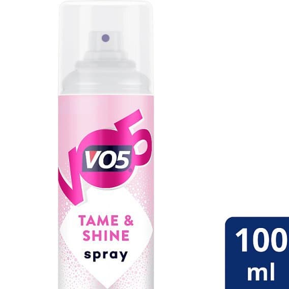 Tame & Shine Hair Spray for a glossy finish