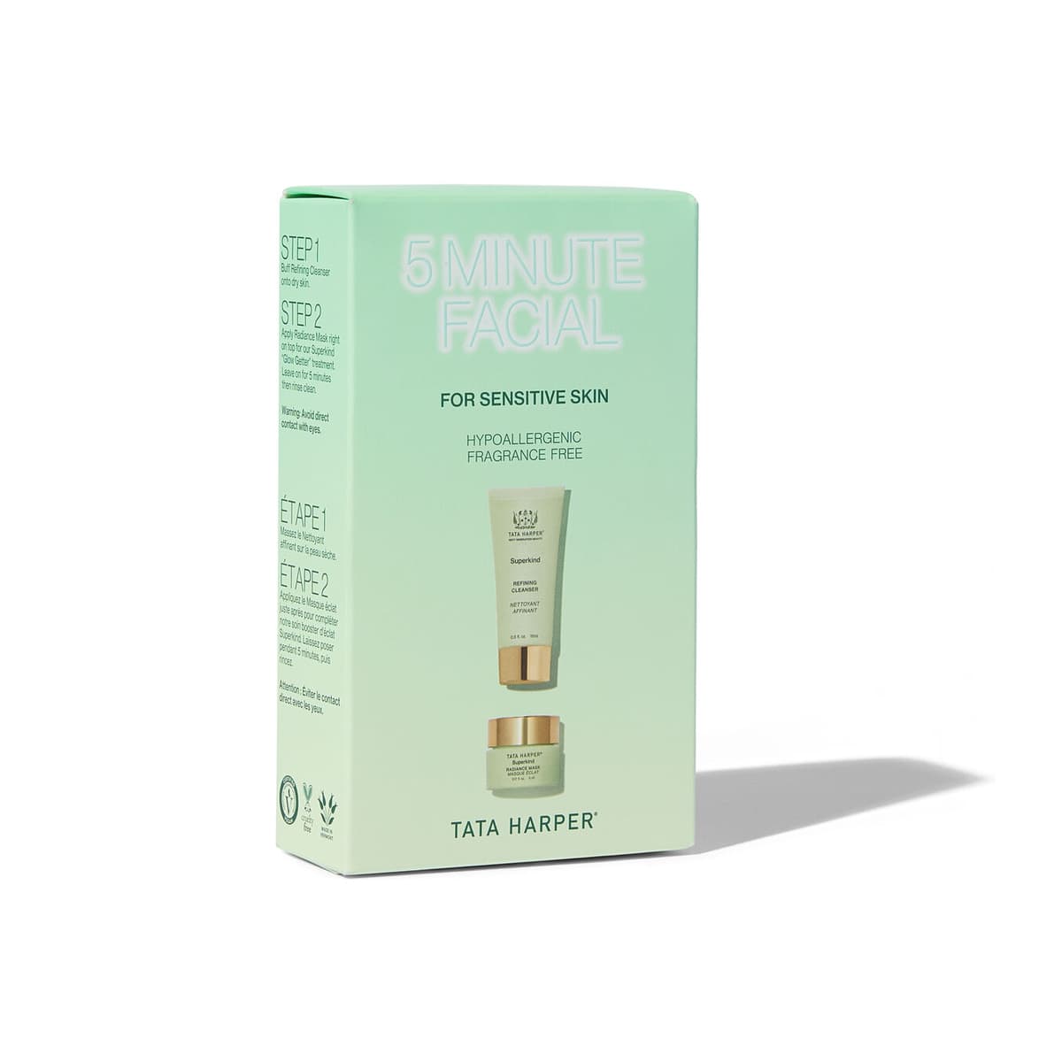 5 Minute Facial-Sensitive Skin Set
