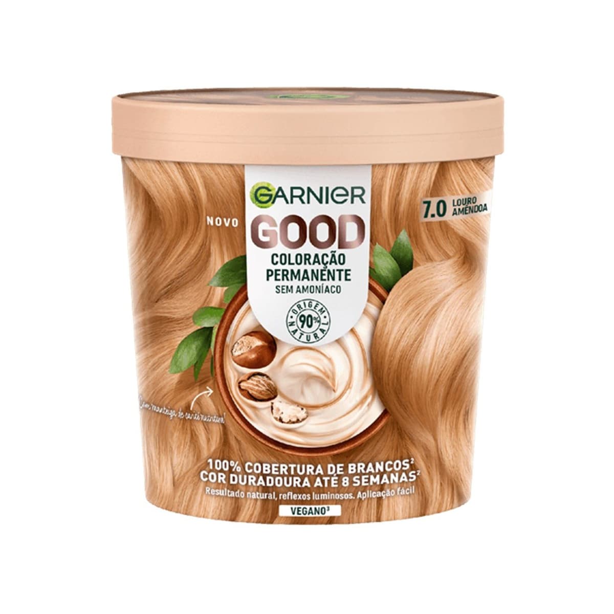 Good Permanent Hair Dye 7.0 Almond Creme Dark Blond