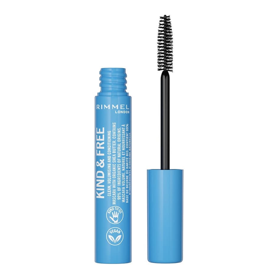 KIND & FREE Clean Mascara, Cruelty-Free & Vegan, #001 Black