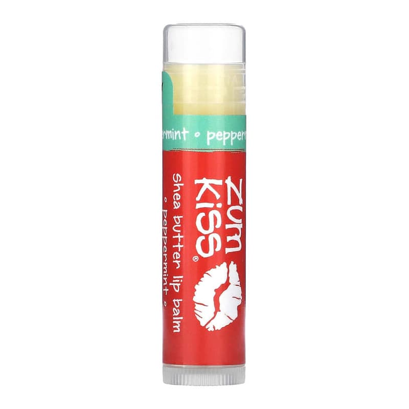 Kiss, Shea Butter Lip Balm, Peppermint