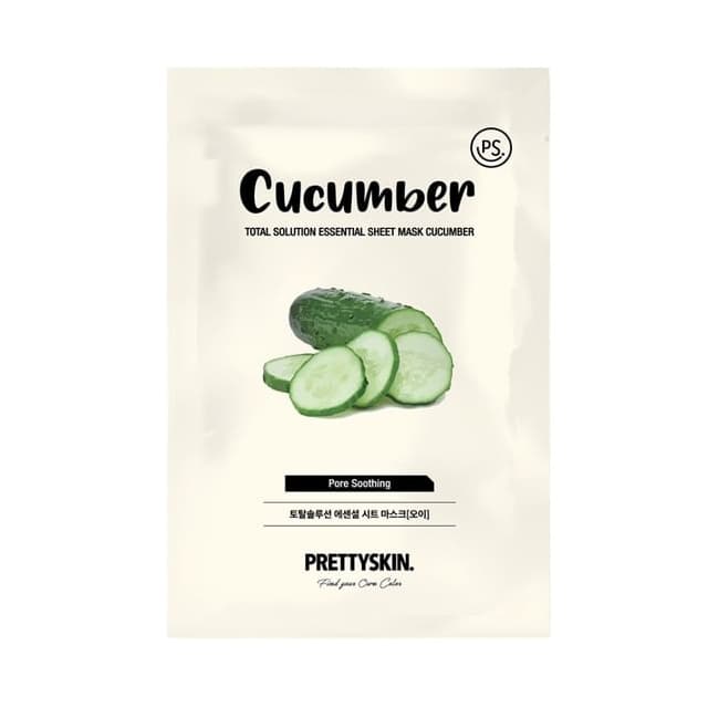 Total Solution Essential Sheet Mask, Cucumber