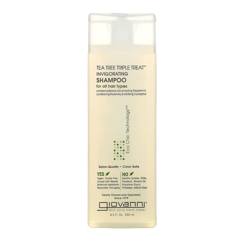 Tea Tree Triple Treat, Invigorating Shampoo, For All Hair Types