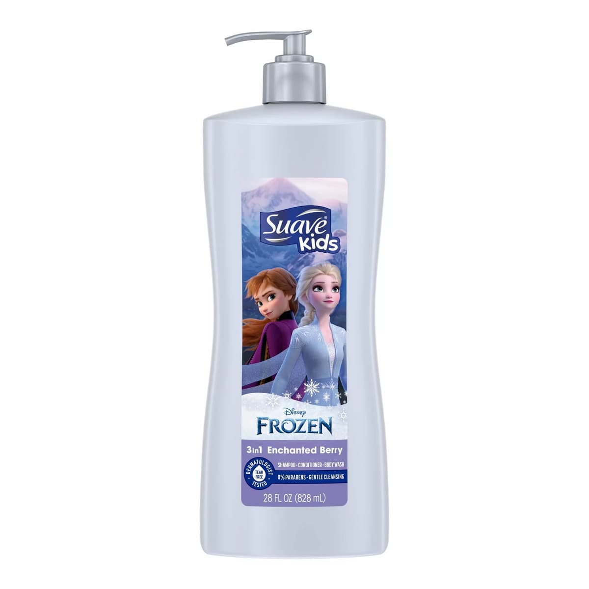 Kids' Disney Frozen 3 in 1 Shampoo + Conditioner + Body Wash - Enchanted Berry