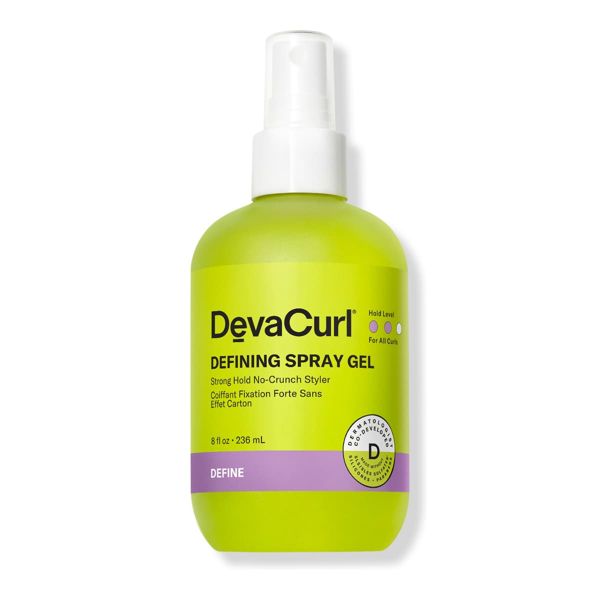 DEFINING SPRAY GEL Strong Hold No-Crunch Styler