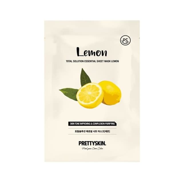 Total Solution Essential Sheet Mask, Lemon