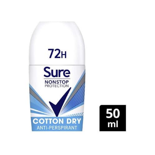 Women Nonstop Cotton Dry Antiperspirant Deodorant Roll On