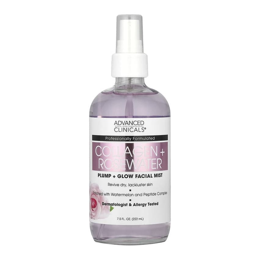 Collagen + Rosewater, Plump + Glow Facial Mist