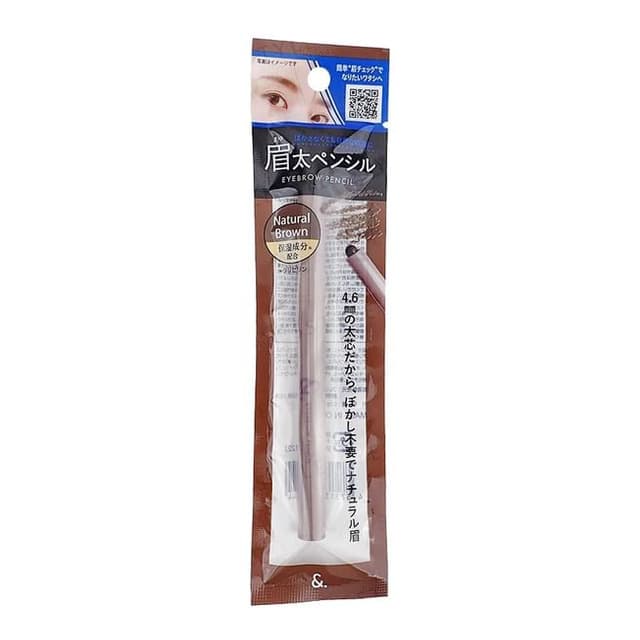&. Eyebrow Pencil Thick Core Natural Brown