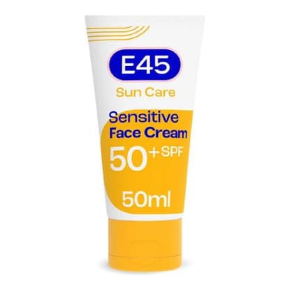 Sun Face Cream for Sensitive Skin, Hydrating Sun Cream with very high UVA and UVB protection and SPF 50+, For Dry Skin