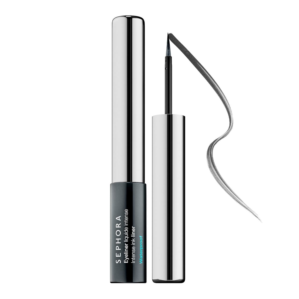 Intense Felt-Tip Liquid Waterproof Eyeliner, #04 Satin Stone Grey