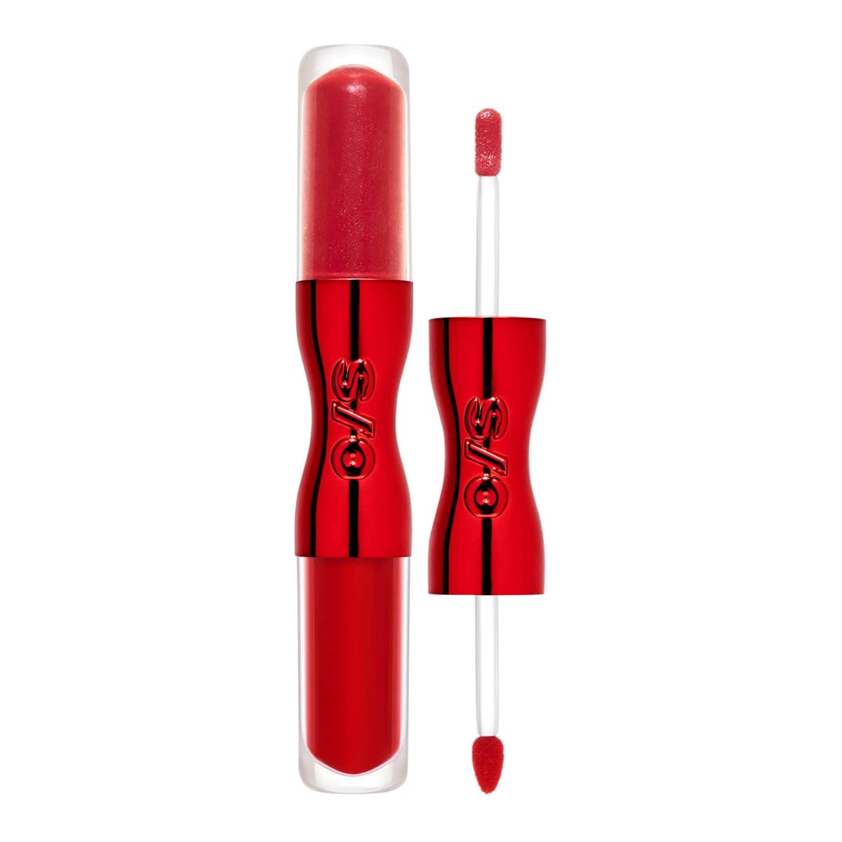 Lip Snatcher Hydrating Liquid Lipstick and Lip Gloss Duo, O/S Red