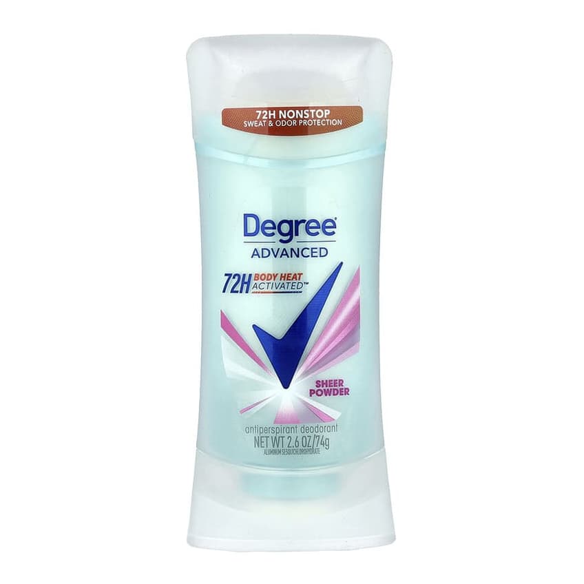 Advanced, 72 H Body Heat Activated™, Antiperspirant Deodorant, Sheer Powder
