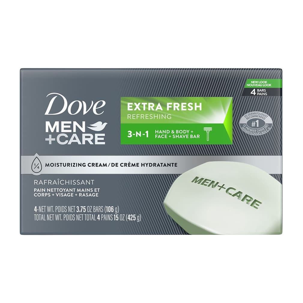 3 in 1 Cleanser for Body, Face, and Shaving Extra Fresh