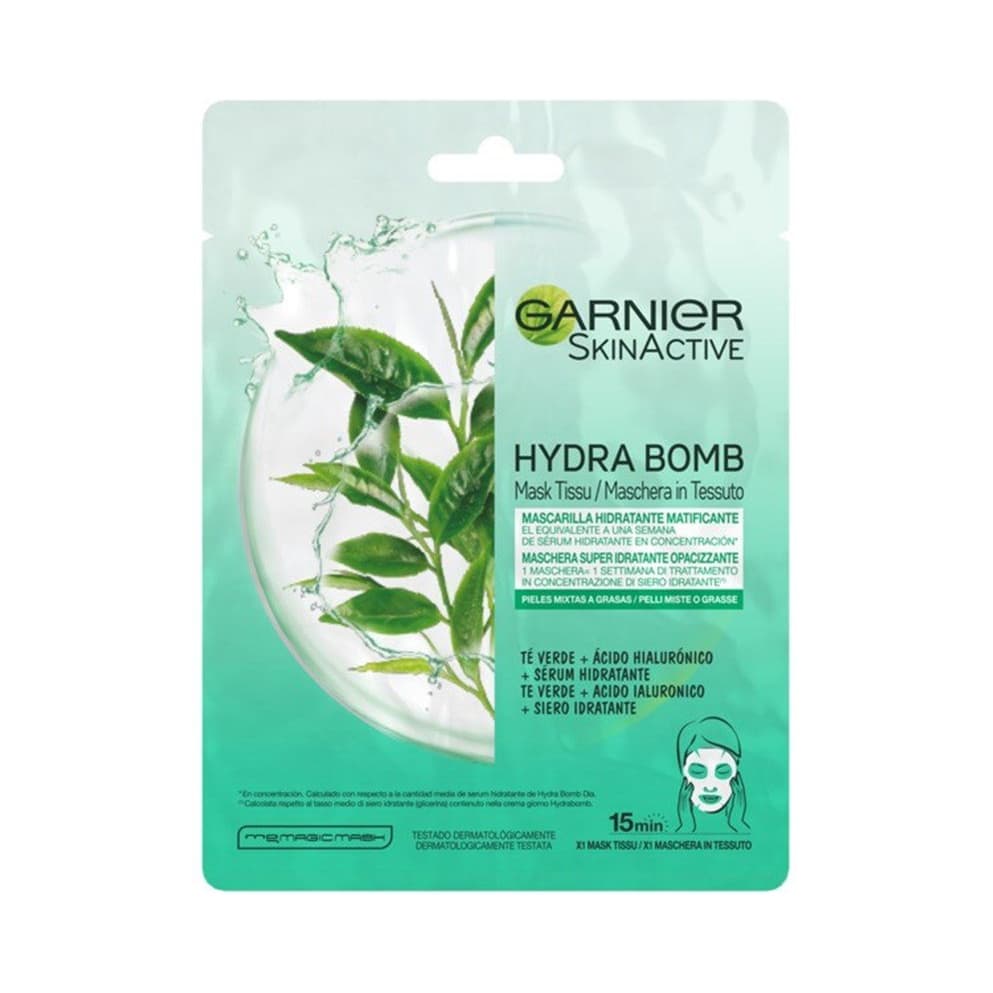 Skin Active Moisture Bomb Sheet Mask Green Tea