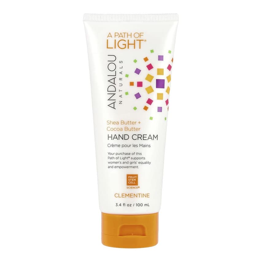 A Path of Light®, Shea Butter + Cocoa Butter Hand Cream, Clementine