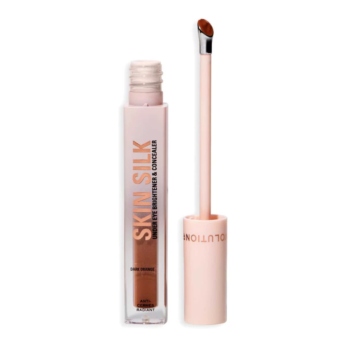 Skin Silk Serum Under Eye Brightener & Concealer, Dark Orange