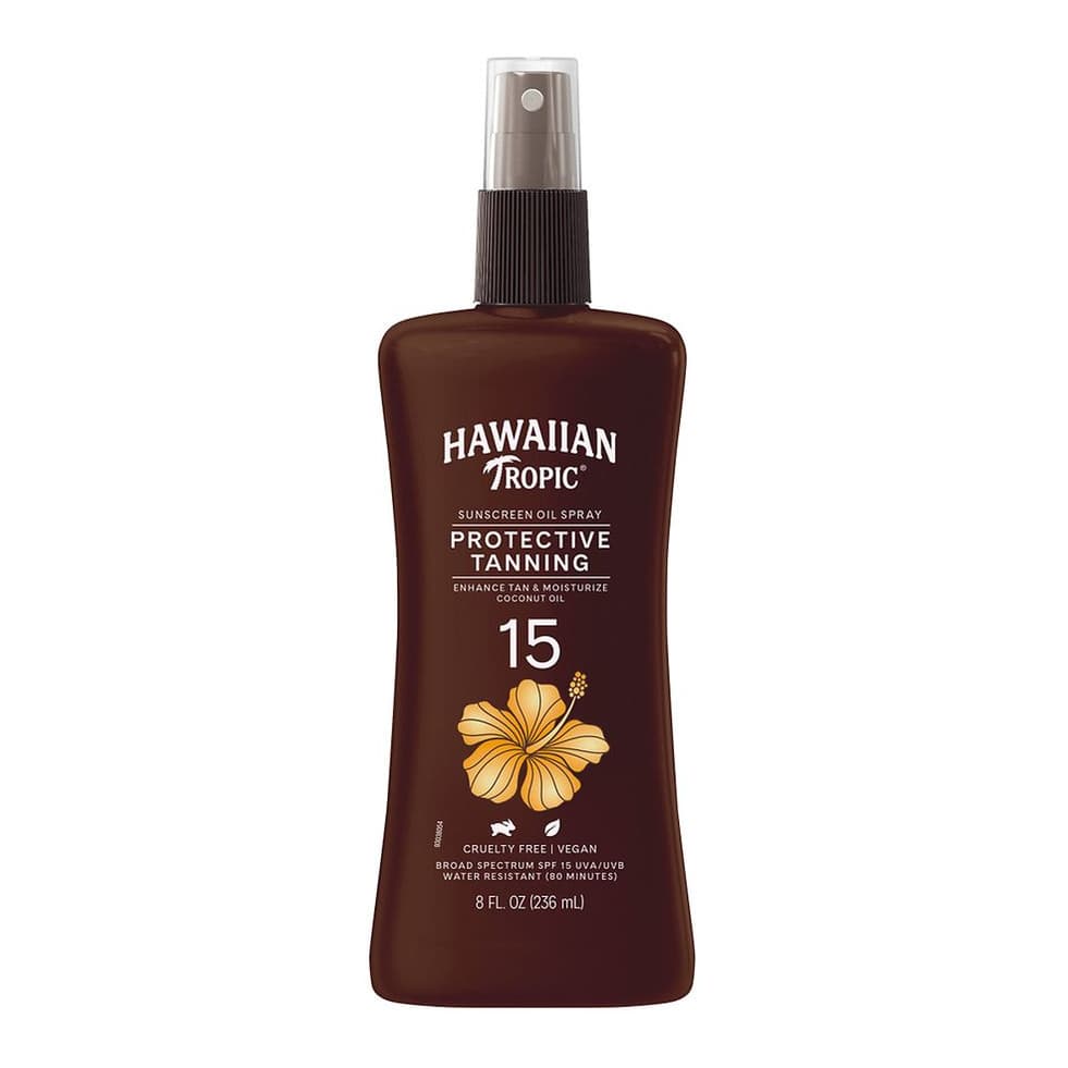 Protective Tanning Oil Spray Sunscreen SPF 15