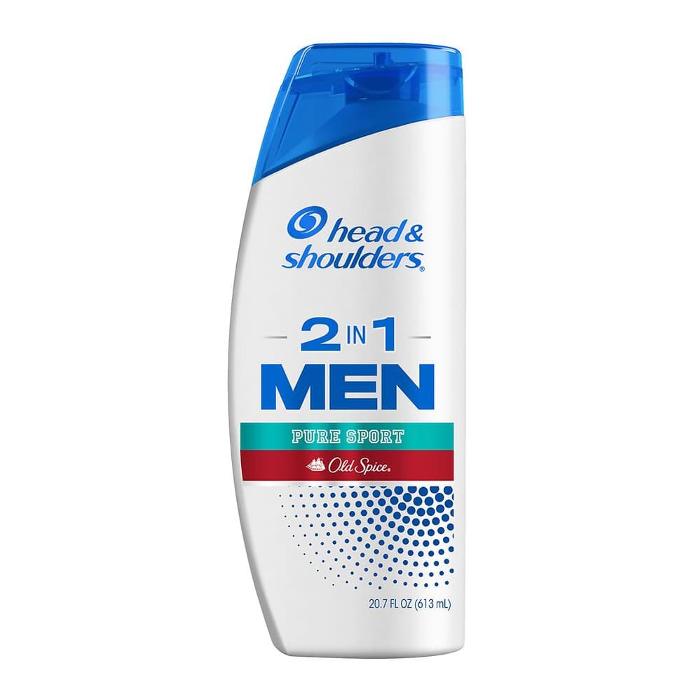 2 in 1 Dandruff Shampoo and Conditioner, Anti-Dandruff Treatment Old Spice Pure Sport