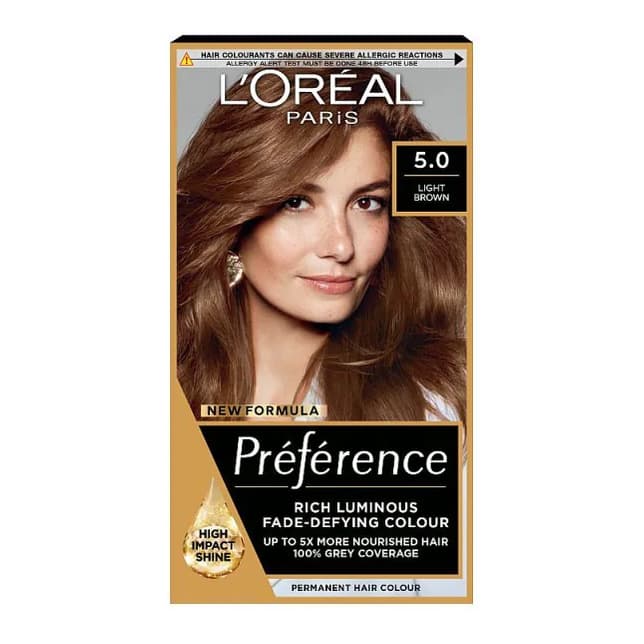 Preference Infinia 5 Palma Natural Light Brown Hair Dye