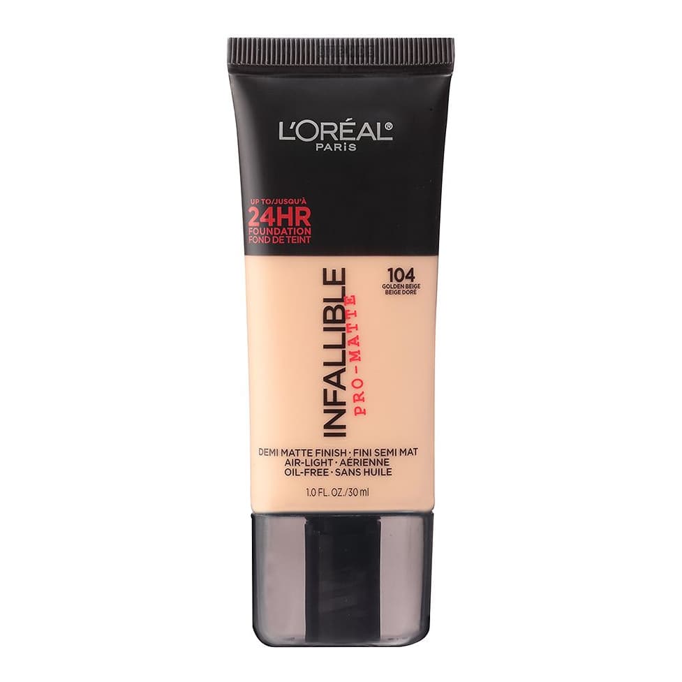 Pro-Matte Liquid Foundation Makeup, Golden Beige