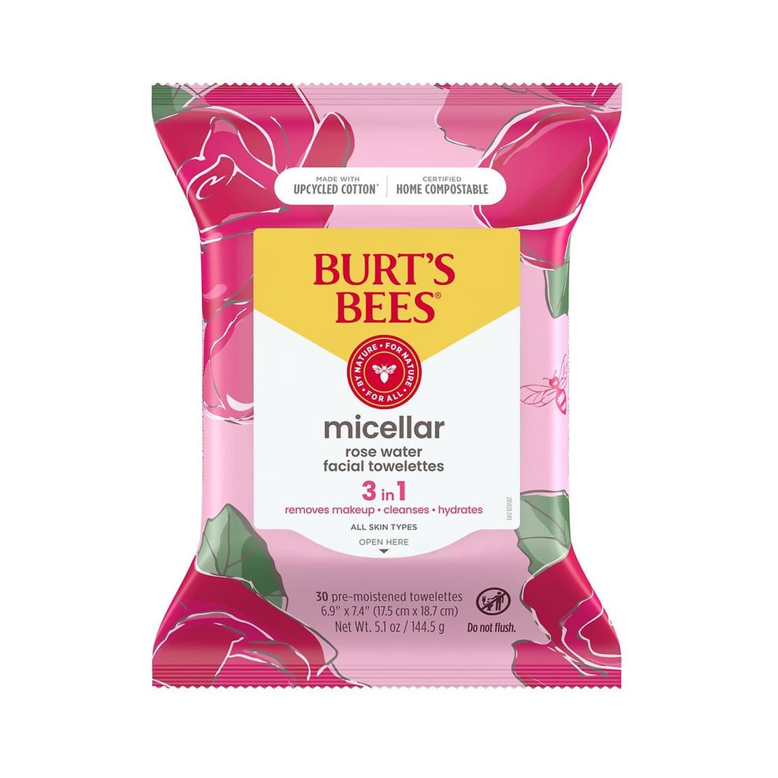 Micellar Facial Towelettes Rose Water