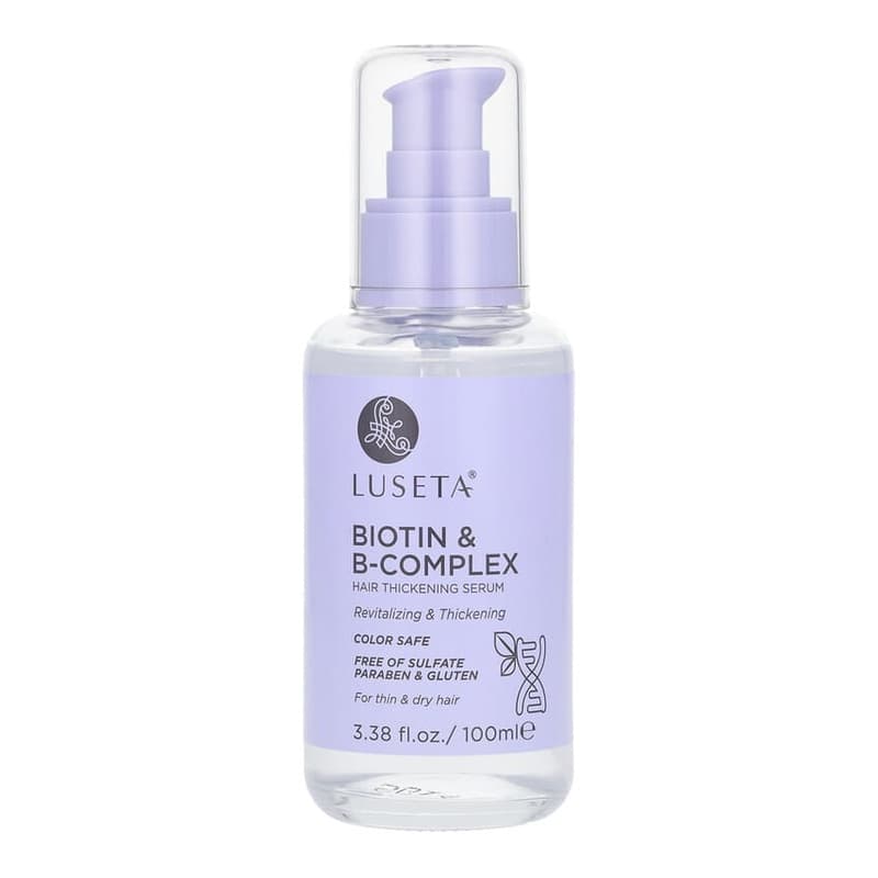 Biotin & B-Complex, Hair Thickening Serum, For Thin & Dry Hair
