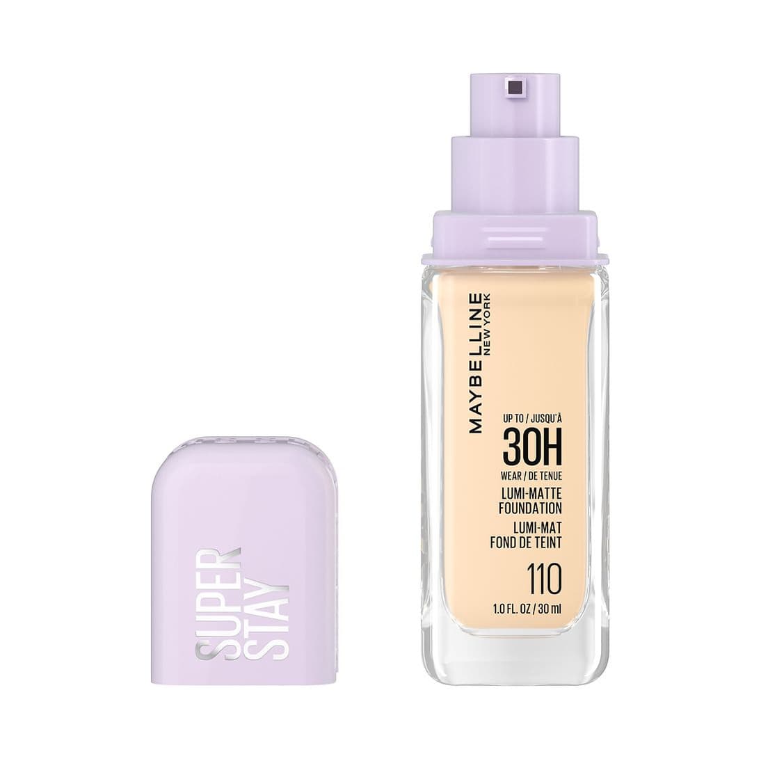 Up To 30Hr Wear Lumi-Matte Foundation, Infused With Amino Acids, #110