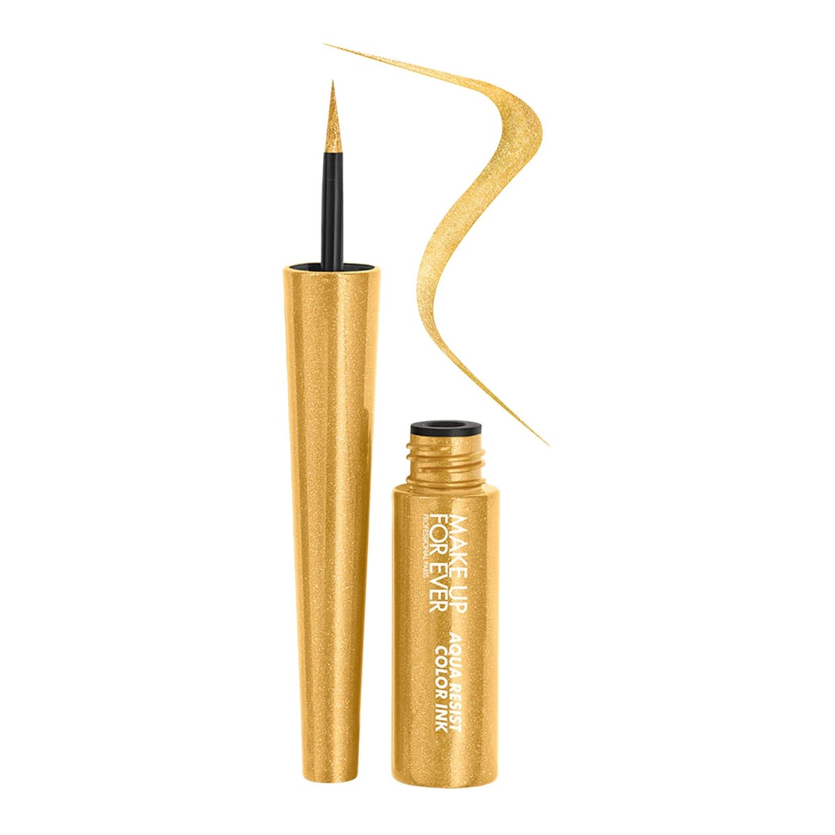 Aqua Resist Color Ink 24HR Waterproof Liquid Eyeliner, #6 Gold Winner