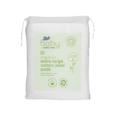 Baby Organic Extra Large Cotton Pads 50's
