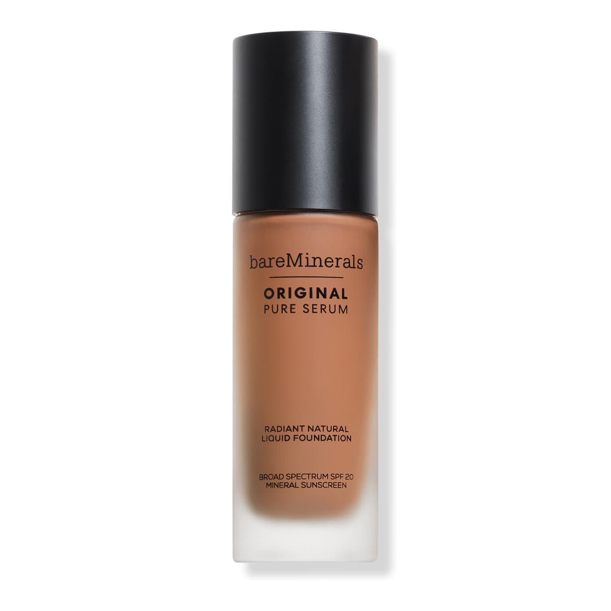 Original Pure Serum Radiant Natural Liquid Foundation Mineral SPF 20, Medium Deep Cool 4.5