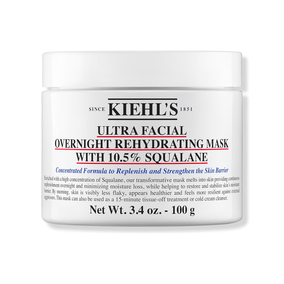 Ultra Facial Overnight Hydrating Mask with 10.5% Squalane