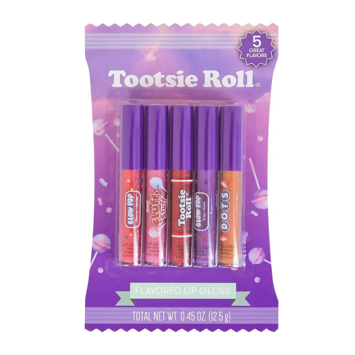 Asst Lip Gloss Set - 5pk