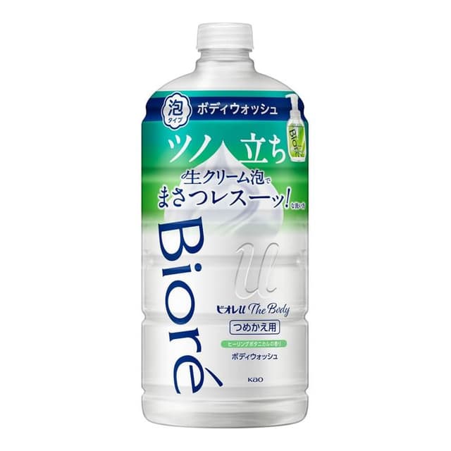 Biore U The Body Foam Type Body Soap, Healing Botanical