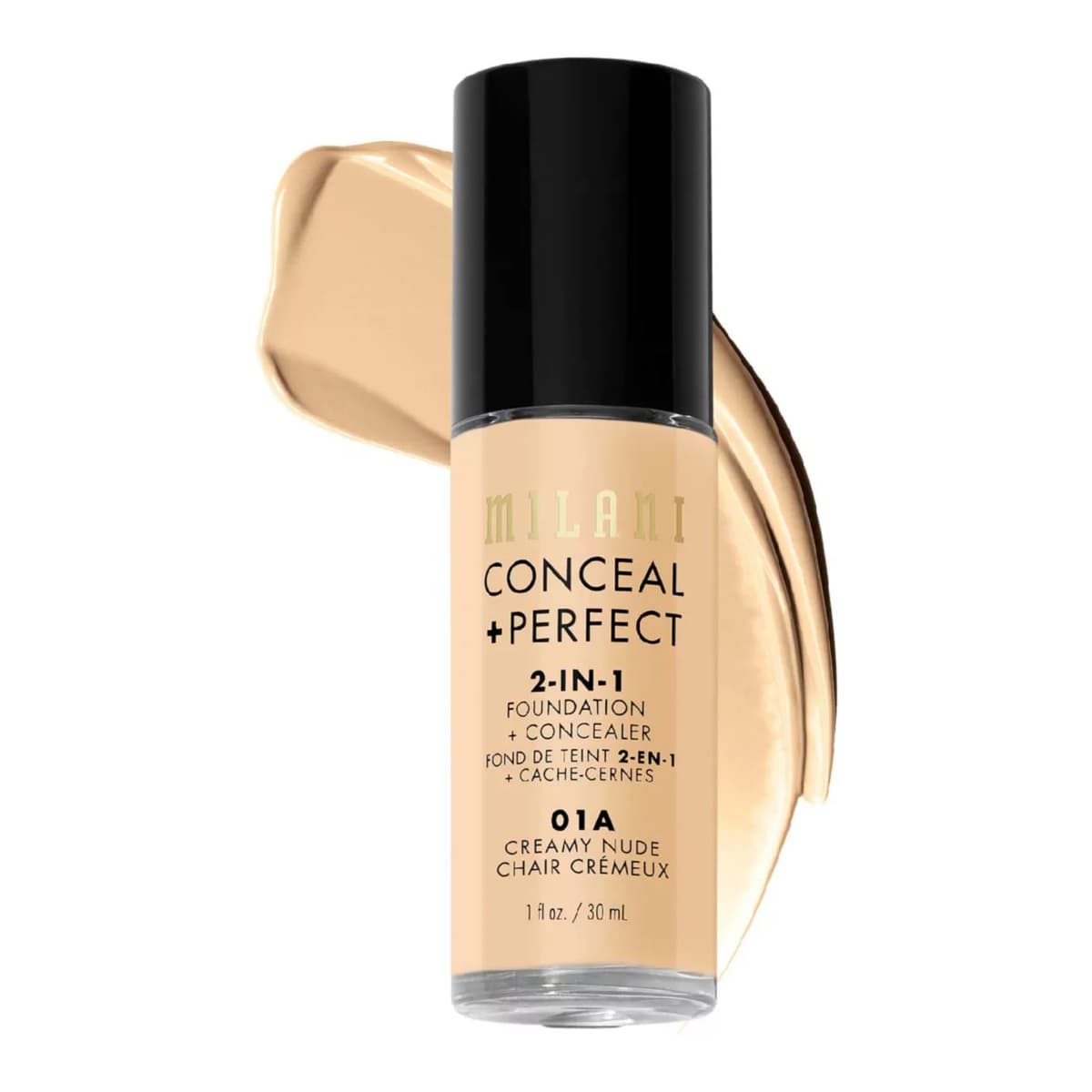 Conceal + Perfect 2-In-1 Foundation, 01A Creamy Nude