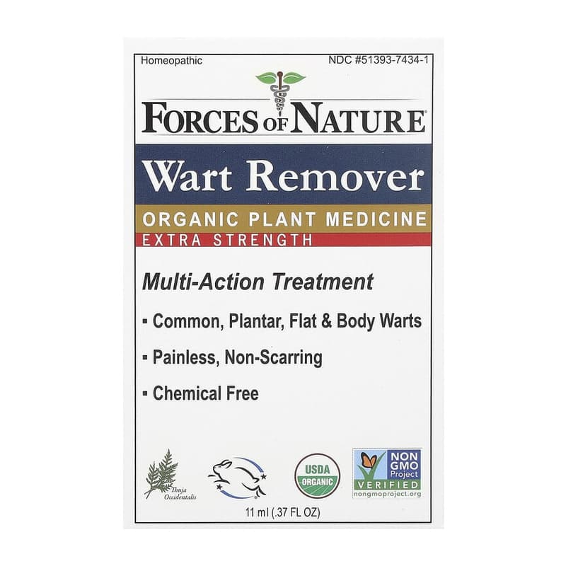 Wart Remover, Organic Plant Medicine, Extra Strength