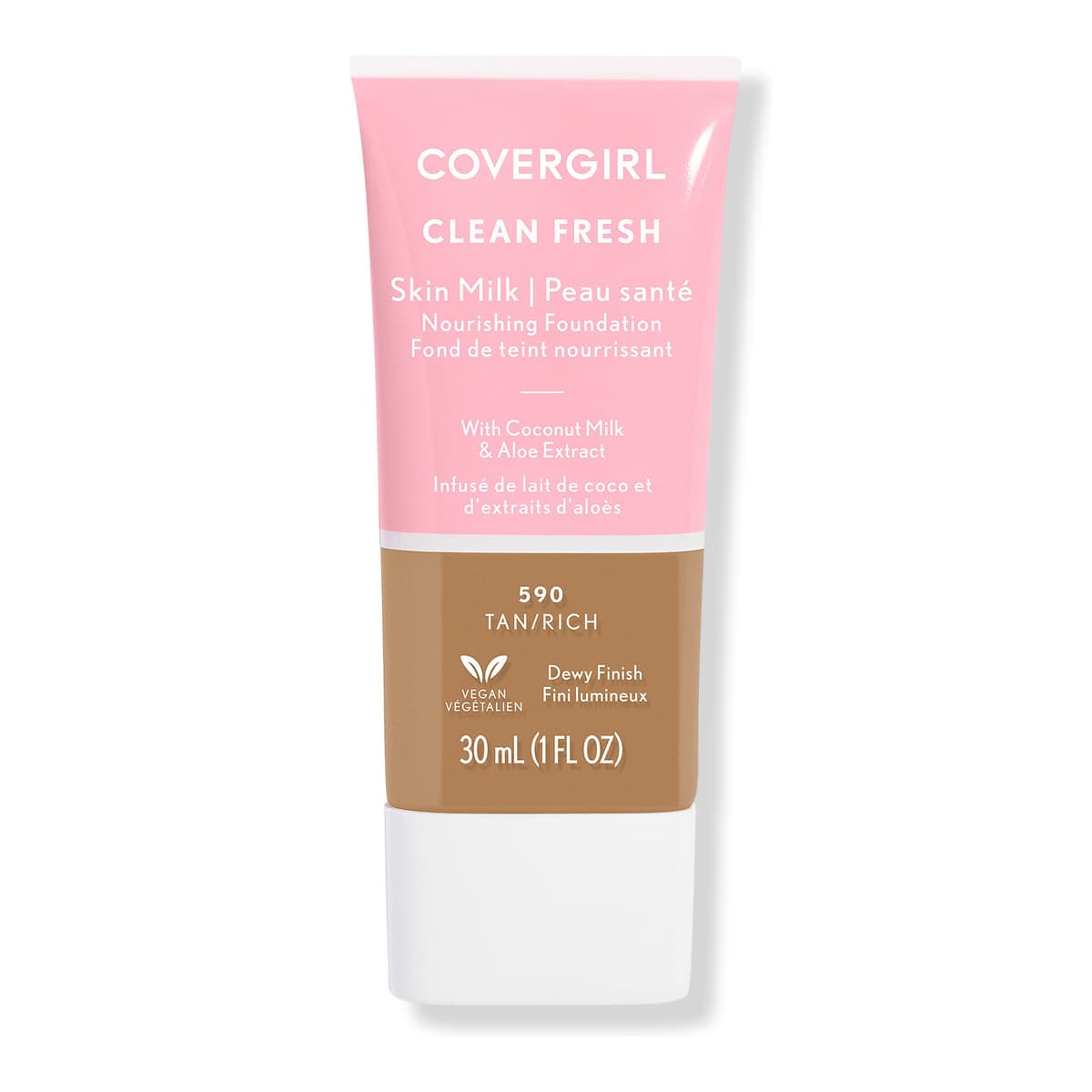 Clean Fresh Skin Milk Foundation, Tan/Rich 590