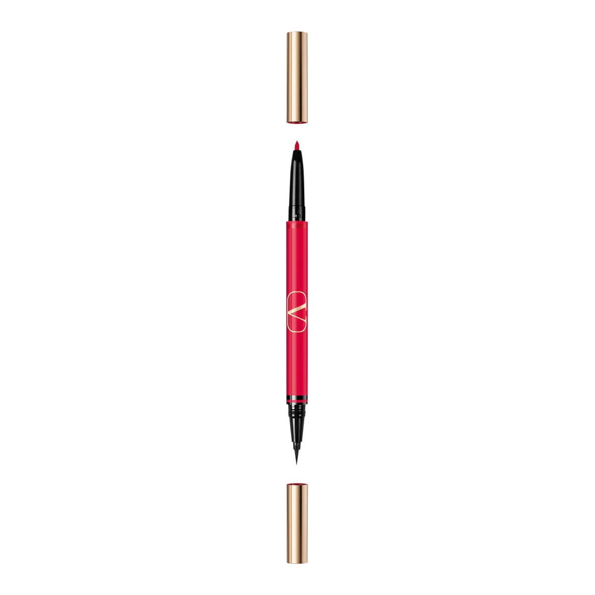 Twin Liner Gel and Liquid Eyeliner, #02 Black and Rosso