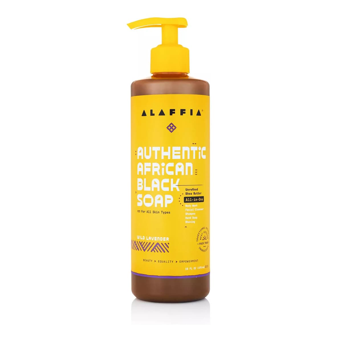 Authentic All-in-One African Black Soap - Wild Lavender