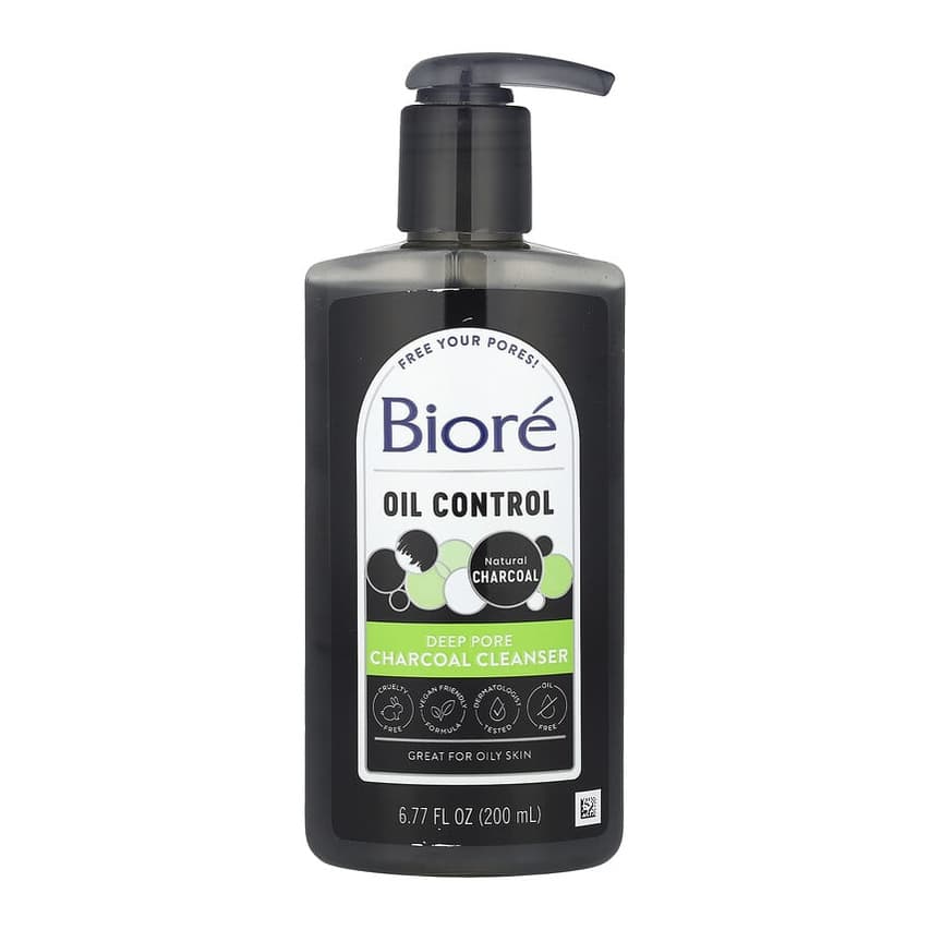 Oil Control, Deep Pore Charcoal Cleanser