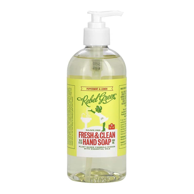 Fresh & Clean Hand Soap, Peppermint & Lemon