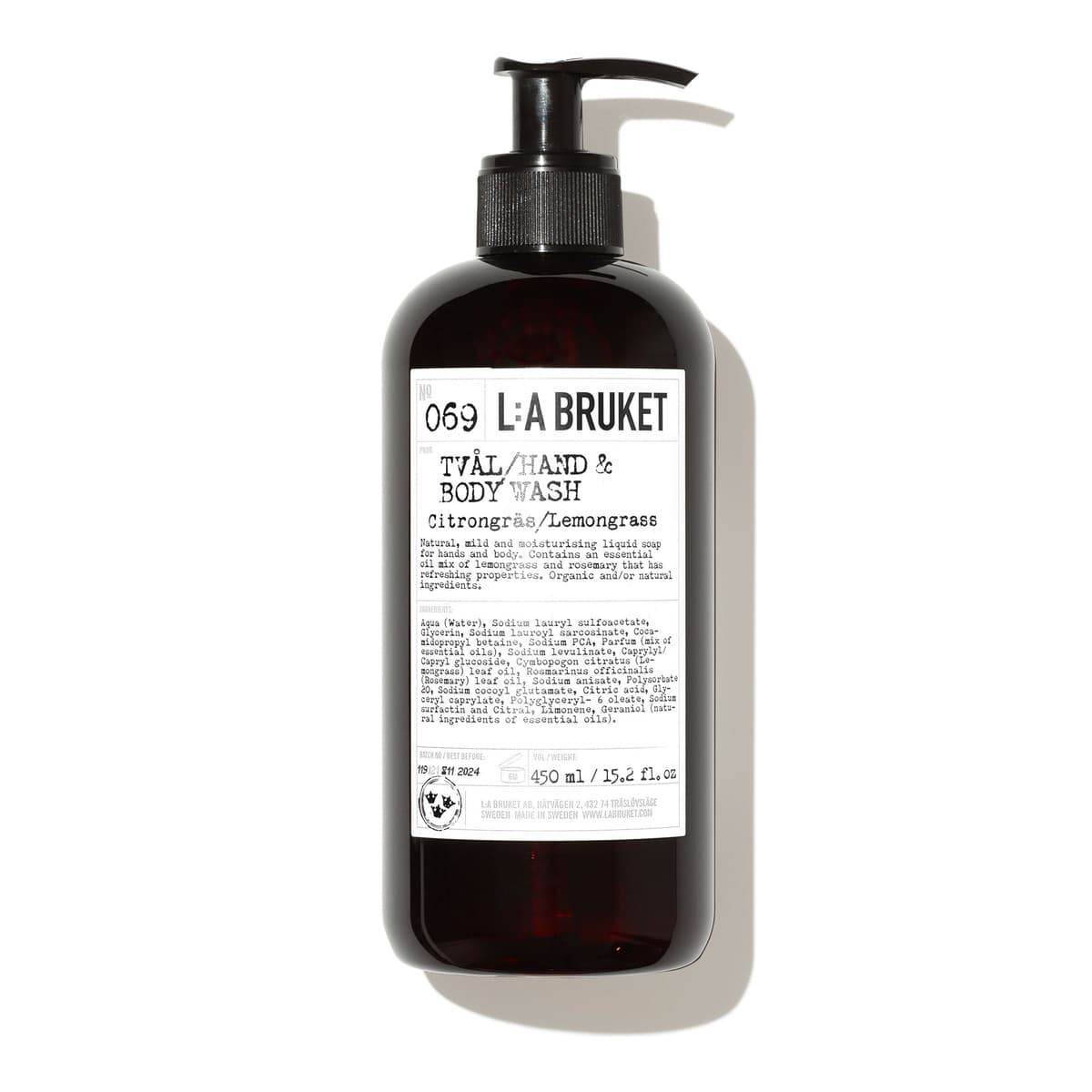 Lemongrass Hand & Body Wash 069