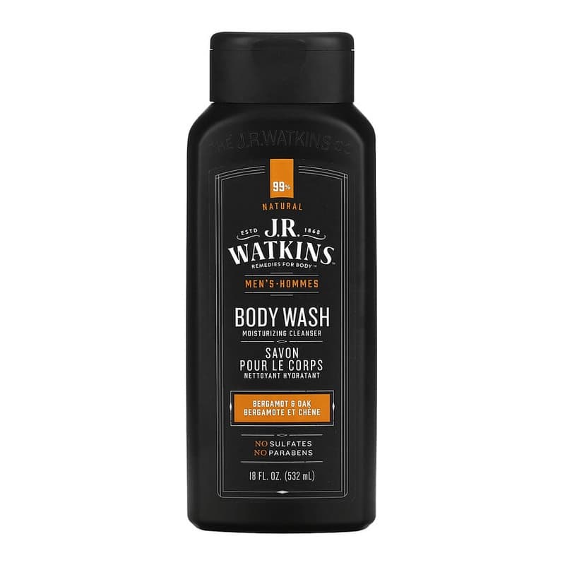 Men's Body Wash, Bergamot & Oak