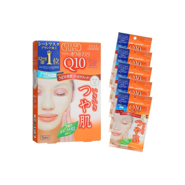 Clear Turn White Mask, Coenzyme Q10