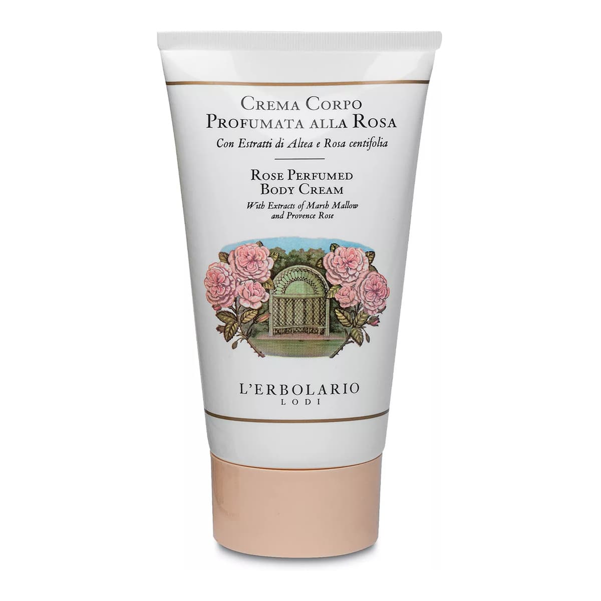 L'Erbolario Rose Perfumed Body Cream - Body Cream for Dry Skin