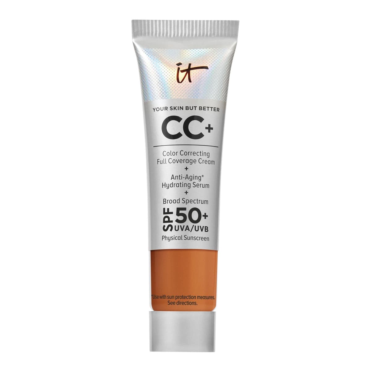 Mini CC+ Cream Full Coverage Color Correcting Foundation with SPF 50+, Rich