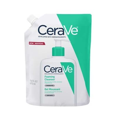 Foaming Cleanser Refill Pouch with Niacinamide for Normal to Oily Skin
