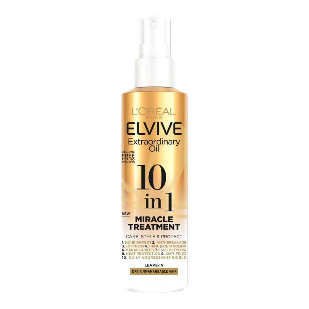 Paris Elvive Extraordinary Oil 10-in-1 Miracle Treatment Leave-In Spray