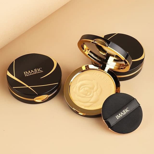 Rose Pattern HD Setting Compact Powder, #1382 Natural